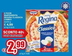 Cameo - 2 Pizze Margherita Regina Classica