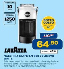 Lavazza - Macchina Caffe' LM 860 Jolie Evo White