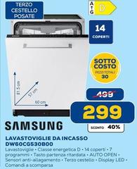 Samsung - Lavastoviglie Da Incasso DW60CG530B00