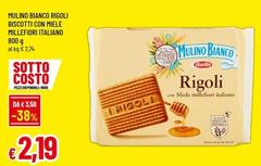 Mulino Bianco - Rigoli Biscotti Con Miele Millefiori Italiano