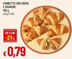 Cornetto Con Crema E Amarene