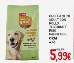 Crai - Croccantini Adult Con Pollo Tacchino E Riso Randy Dog