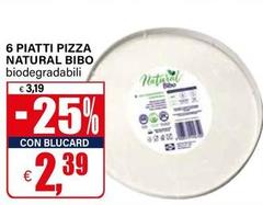 Natural Bibo - 6 Piatti Pizza