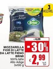 Brimi - Mozzarella Fior Di Latte Da Latte Fieno