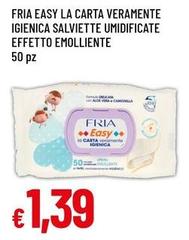 Fria - Easy La Carta Veramente Igienica Salviette Umidificate Effetto Emolliente