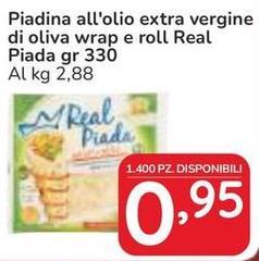 Fresco piada - Piadina All'Olio Extra Vergine Di Oliva Wrap E Roll Real