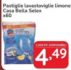 Selex - Pastiglie Lavastoviglie Limone Casa Bella