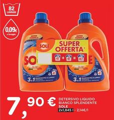 Sole - Detersivo Liquido Bianco Splendente