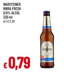 Warsteiner - Birra Fresh 0.0% Alcol
