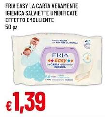 Fria - Easy La Carta Veramente Igienica Salviette Umidificate Effetto Emolliente