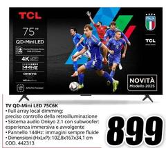 TCL - Tv Qd-Mini Led 75C6K