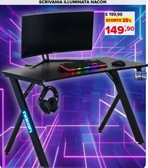 Nacon - Scrivania Illuminata