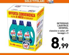General - Detersivo Lavatrice
