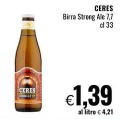 Ceres - Birra Strong Ale 7,7