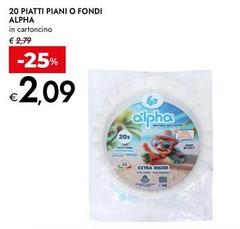 20 Piatti Piani O Fondi Alpha