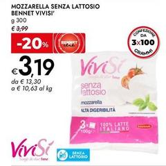 Vivisi - Mozzarella Senza Lattosio Bennet