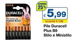 Duracell - Pile Plus B8 Stilo E Ministilo