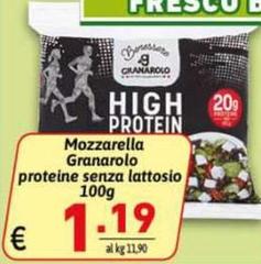 Granarolo - Mozzarella Proteine Senza Lattosio