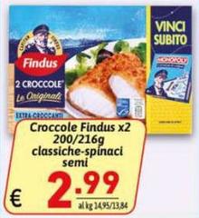 Findus - Croccole X2