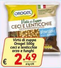 Orogel - Virtù Di Zuppa Ceci E Lenticchie