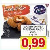 Garbo - Suppli Di Riso Al Ragu