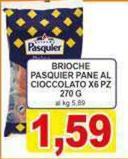 Brioche pasquier - Pasquier Pane Al Cioccolato