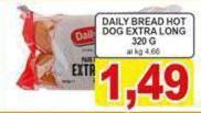 Daily bread - Bread Hot Dog Extra Long