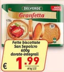 Delverde - Fette Biscottate