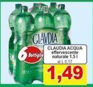 Claudia - Acqua Effervescente Naturale