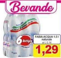 Fabia - Acqua Naturale