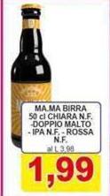 Ma.ma - Birra, Doppio Malto, Rossa, N.f.