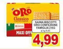 Saiwa - Biscotti Oro Confezione Famiglia