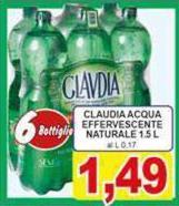 Claudia - Acqua Effervescente Naturale