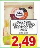 Alce Nero - Biscotto Farro Babyfood Bio