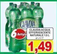 Claudia - Acqua Effervescente Naturale