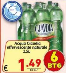 Clavdia - Acqua Effervescente Naturale