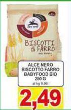 Alce Nero - Biscotto Farro Babyfood Bio