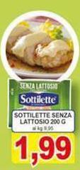 Sottilette - Senza Lattosio