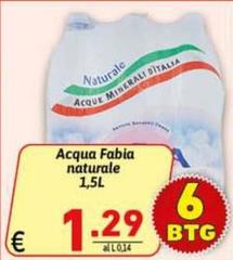 Fabia - Acqua Naturale