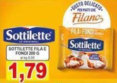 Sottilette - Fila E Fond