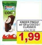 Kinder - Pinguì X4 Cocco/Classico