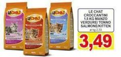Le chat - Le Chat Croccantini 1.5 Kg Manzo Verdure/ Tonno Salmonekiten