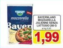 Bayernland - Mozzarella Julienne Senza Lattosio