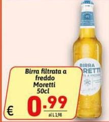 Moretti - Birra Filtrata A Freddo