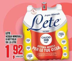 Lete - Acqua Minerale 6 Bottiglie