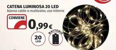 Catena Luminosa 20 Led