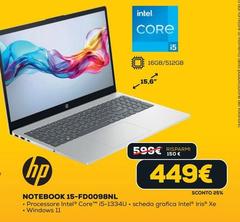 HP - Notebook 15-FD0098NL