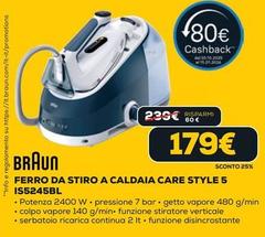 Braun - Ferro Da Stiro A Caldaia Care Style 5 IS5245BL