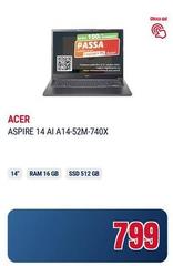 Acer - Aspire 14 AI A14-52M-740X