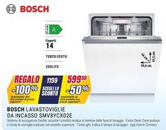 Bosch - Serie 8 SMV8YCX02E lavastoviglie A scomparsa totale 14 coperti D